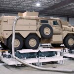 Military vehicle production end of line chassis dyno - Mustang Advanced Engineering Dynamometers