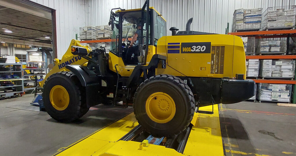 MAE Test Stand at Komatsu, Newberry, SC Plant - Mustang Advanced Engineering Dynamometers