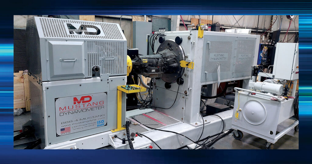 MAE's Heavy Duty Transmission Dynamometer for testing 6-Speed transmissions - Mustang Advanced Engineering Dynamometers