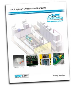 MAE Literature - EV and Hybrid Production Test Cells brochure - Mustang Advanced Engineering Dynamometers
