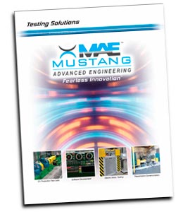 MAE Literature - Testing Solutions brochure - Mustang Advanced Engineering Dynamometers