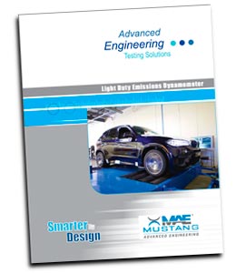 MAE Literature - Light duty emissions dyno brochure - Mustang Advanced Engineering Dynamometers