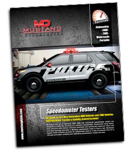Police Speedometer Tester - Mustang Advanced Engineering