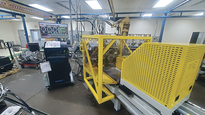 Transmission dyno at NKP - Mustang Advanced Engineering MAE