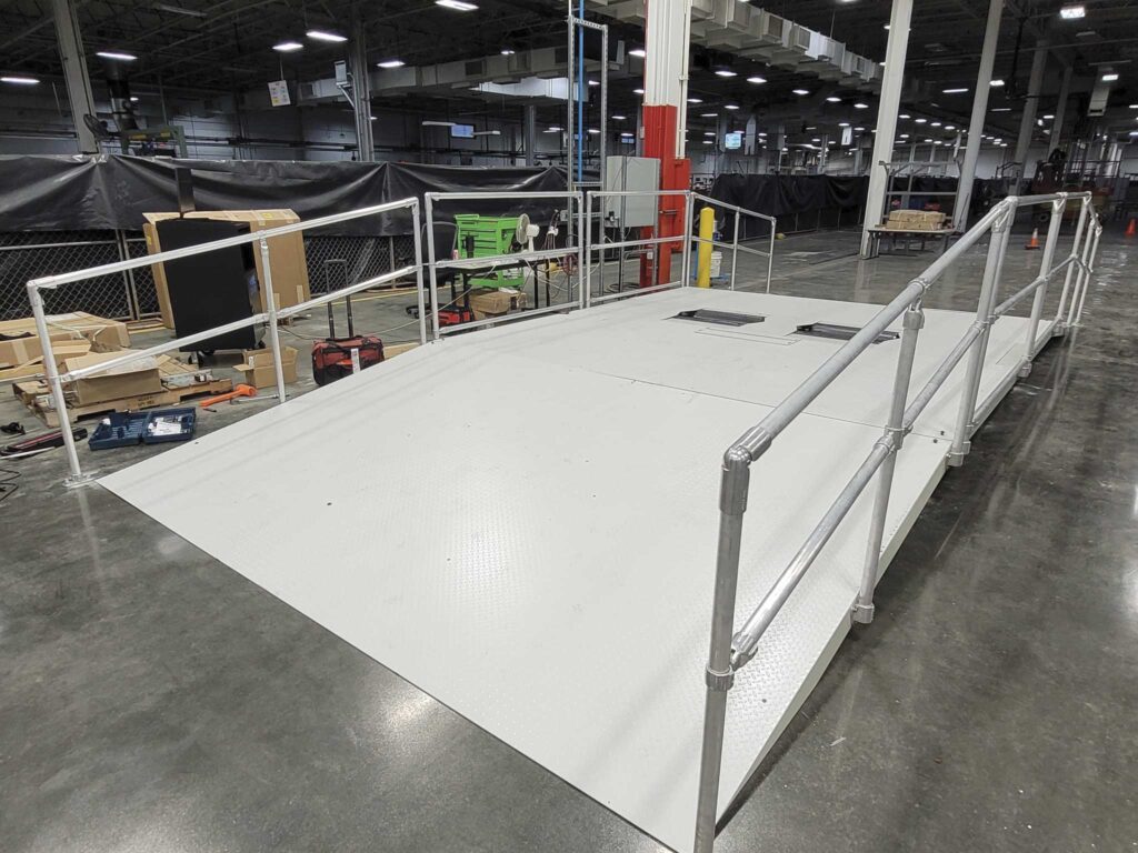 Custom end-of-line test stand by MAE for zero-turn mowers case study